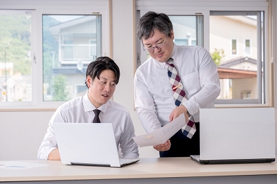 指導する人、受ける人